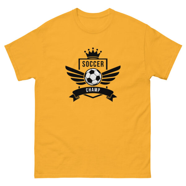 Soccer Champ Unisex Graphic Tee - Image 6