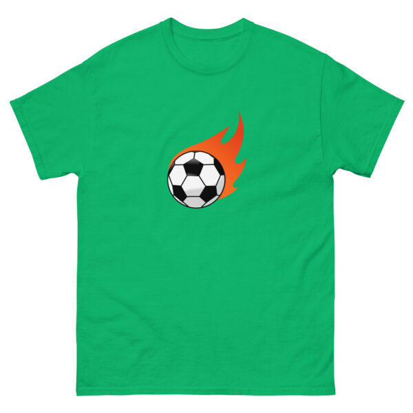 Fire Football Unisex Graphic Tee - Image 5