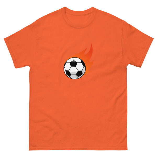 Fire Football Unisex Graphic Tee - Image 3