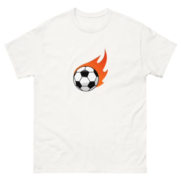 Fire Football Unisex Graphic Tee - Image 8
