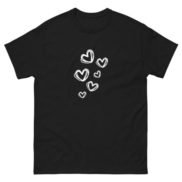 Hearts Unisex Graphic Tee - Image 2