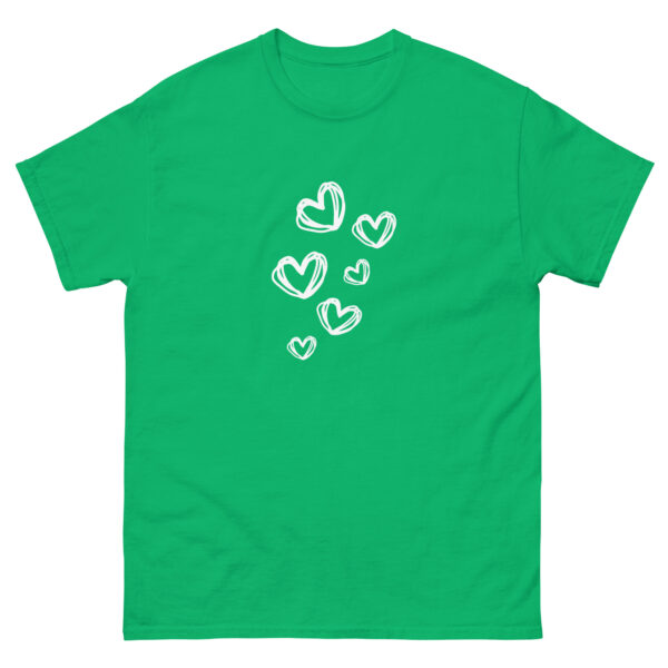 Hearts Unisex Graphic Tee - Image 7