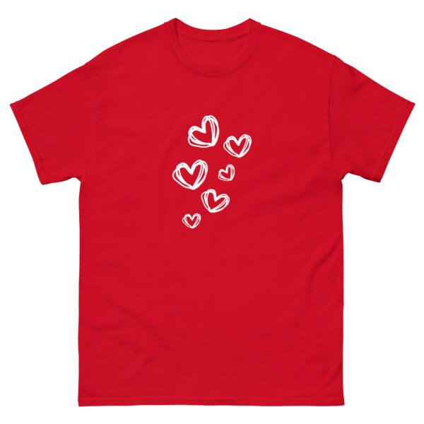 Hearts Unisex Graphic Tee - Image 4